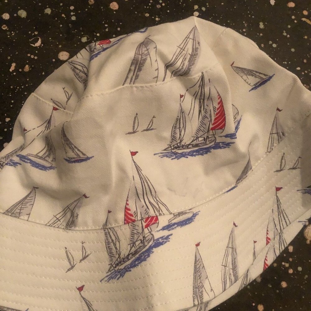 By Samii Ryan Sail Away Bucket Hat Multi Color White Marine - Picture 6 of 7
